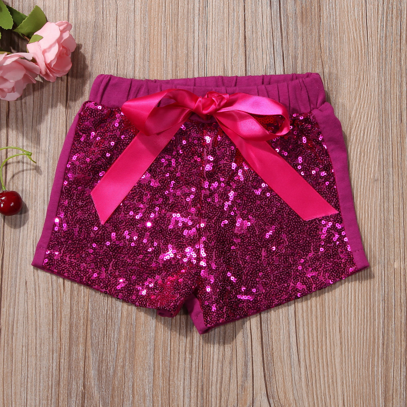 beautiful Cute Infant Toddler Baby Kids Girl Bow Party Shorts Bottoms Sequin Clothes - ebowsos