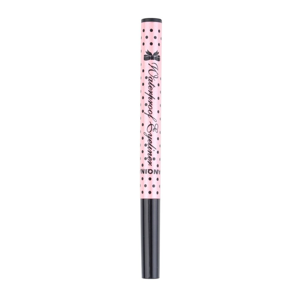 black Natural Eyeliner Waterproof Liquid Eye Liner Pencil Pen brand Make Up Beauty Comestics Wholesale - ebowsos