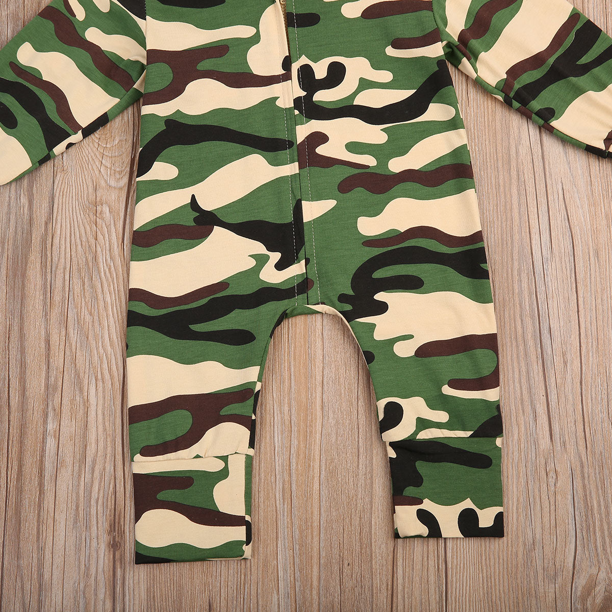 camouflage Top Kids Boy Girl Infant long sleeve Romper Jumpsuit Cotton Clothes Outfit Set - ebowsos