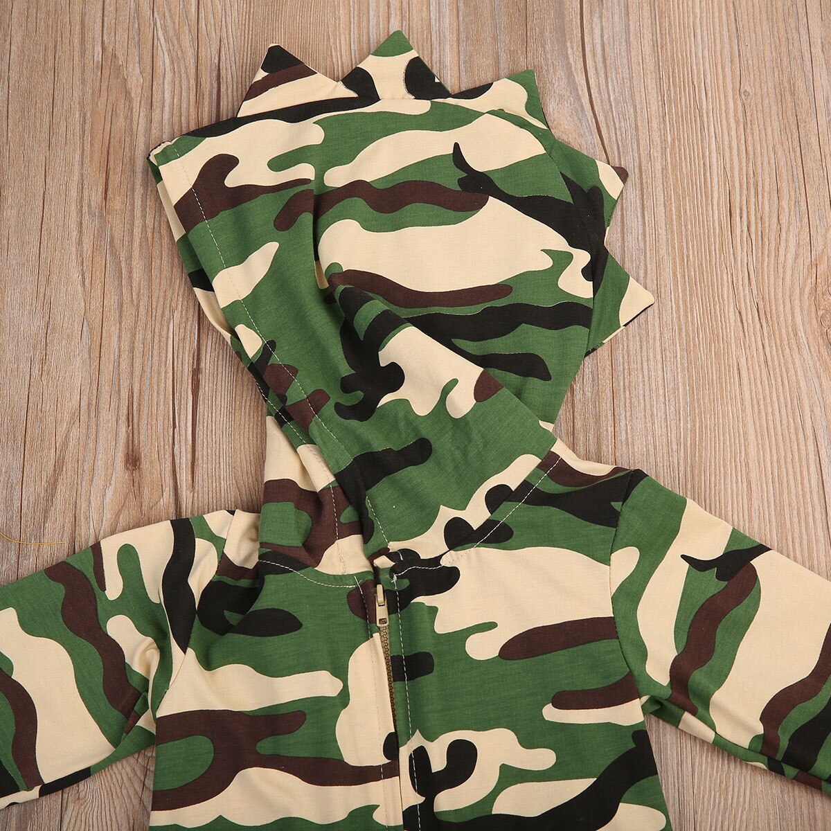 camouflage Top Kids Boy Girl Infant long sleeve Romper Jumpsuit Cotton Clothes Outfit Set - ebowsos