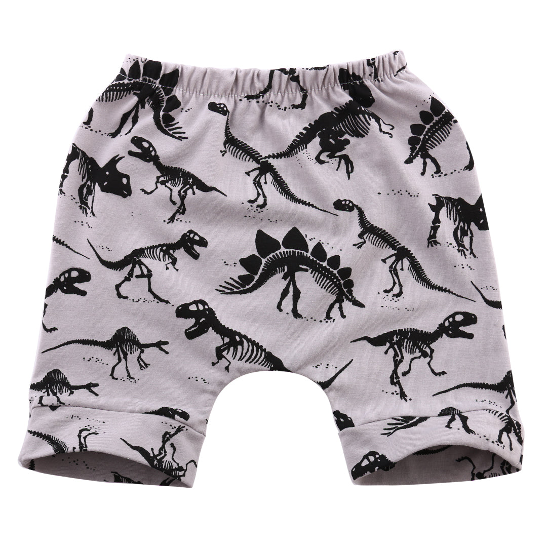 cartoon Dinosaur Kids Boys  Harem Pants Baby Printed Trousers Bottoms Leggings Sweatpants - ebowsos