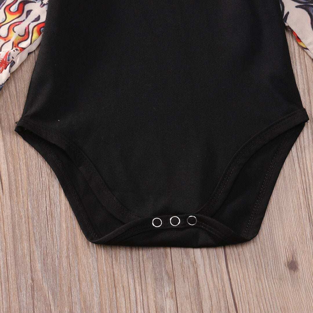 cool Cotton Newborn Infant Baby Boy Clothes Bodysuit  Jumpsuit outfits 0-18M - ebowsos