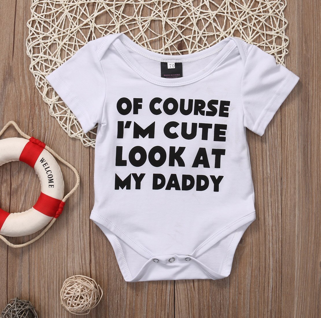 summer lettter Infant Baby Boys Girls Bodysuit short sleeve Newborn baby o-neck Jumpsuit Sunsuit Outfits Clothes - ebowsos