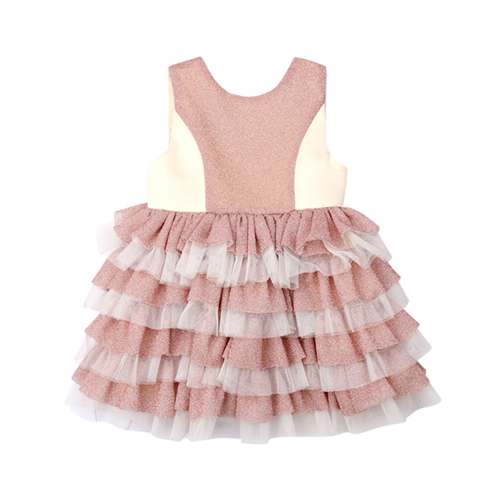 weet Toddler Baby Girl Party Tutu Dress Lace Ruffles Sleeveless Tutu Dress Pageant Wedding Birthday Princess Clothes - ebowsos