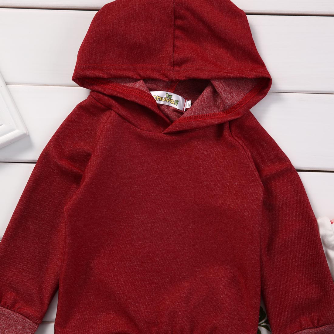 winter Newborn Baby Girls Kids Sweatshirt Hoodies Tops + Pants 2PCS Outfits Set Clothes - ebowsos